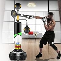 立型サンドバッグ 黒・黄色 サンドバッグ（色：イエロー系）｜ボクシング｜武道、格闘技